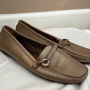 Tan loafers